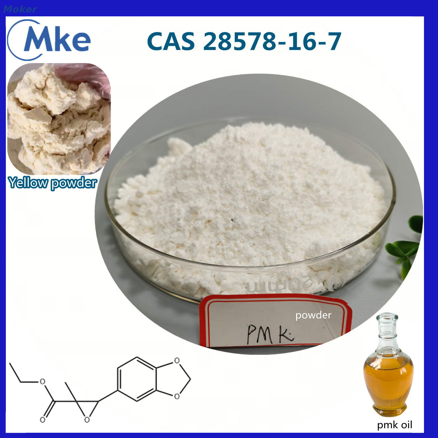 New Pmk Powder Pmk Glycidate Cas 28578-16-7 High Yield Like Old Pmk 13605